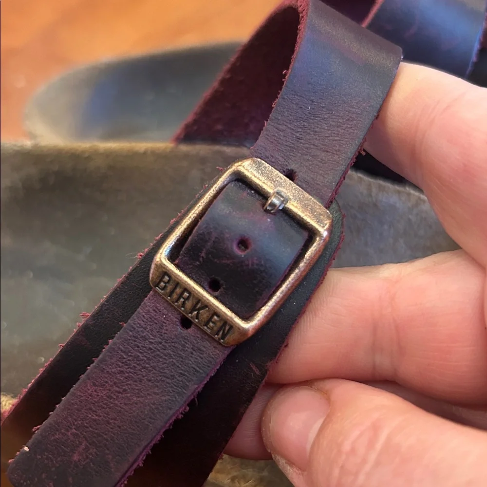 Birkenstock Mayari 37 oiled leather red Zinfandel